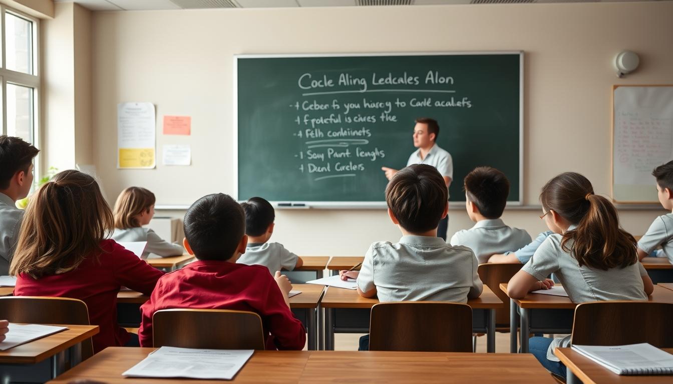 Organized exam preparation notes and academic planner